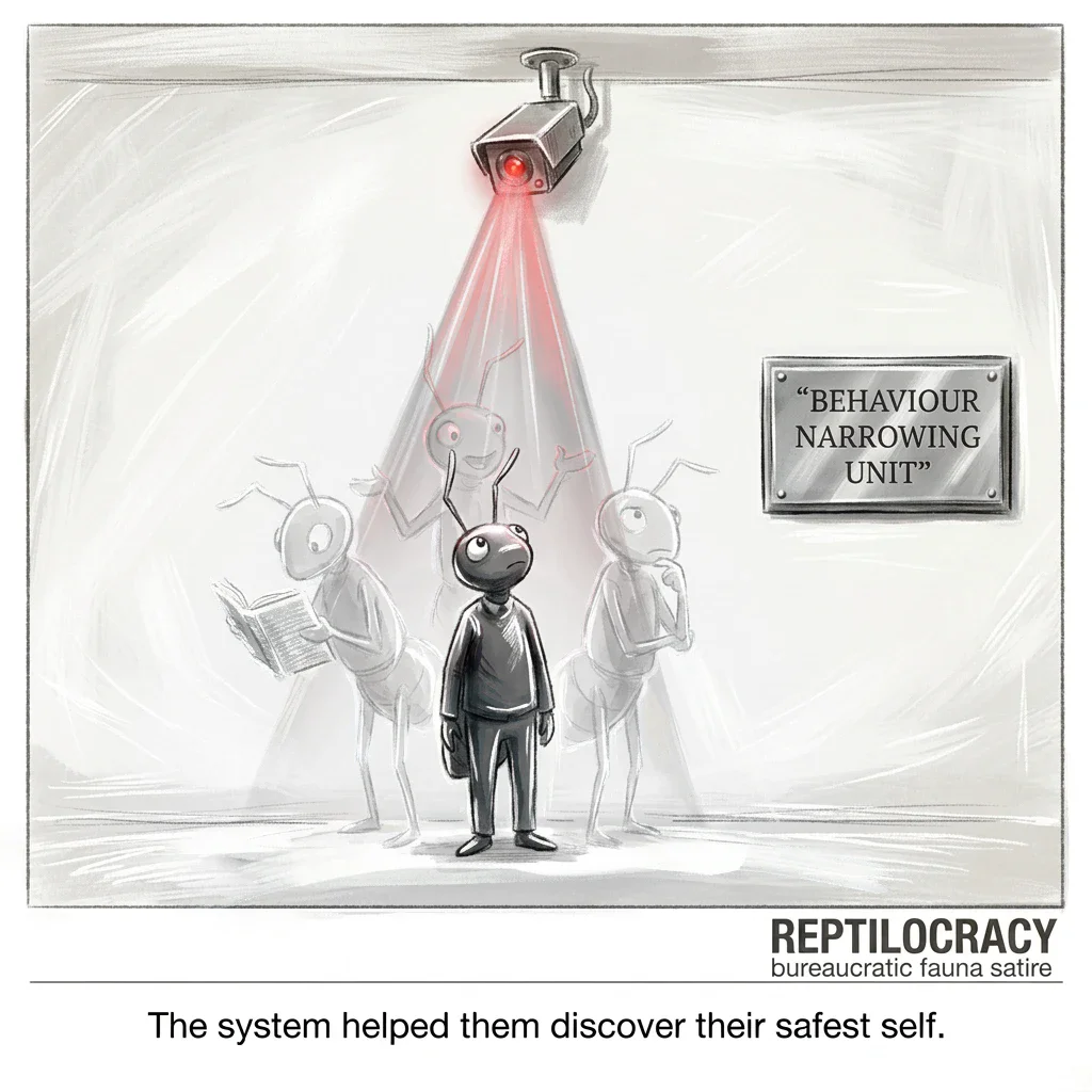 /cognitive-memetics/reptilocracy/2026-05-22-safest-self-smallest-self/safest-self-smallest-self.webp