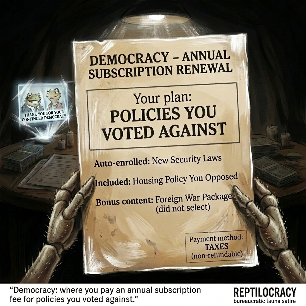/cognitive-memetics/reptilocracy/2026-07-05-democracy-annual-renewal/democracy-annual-renewal.jpg