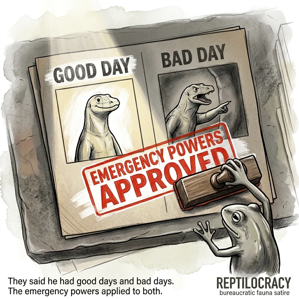Good Days, Bad Days /cognitive-memetics/reptilocracy/2026-09-20-good-days-bad-days/good-days-bad-days.webp