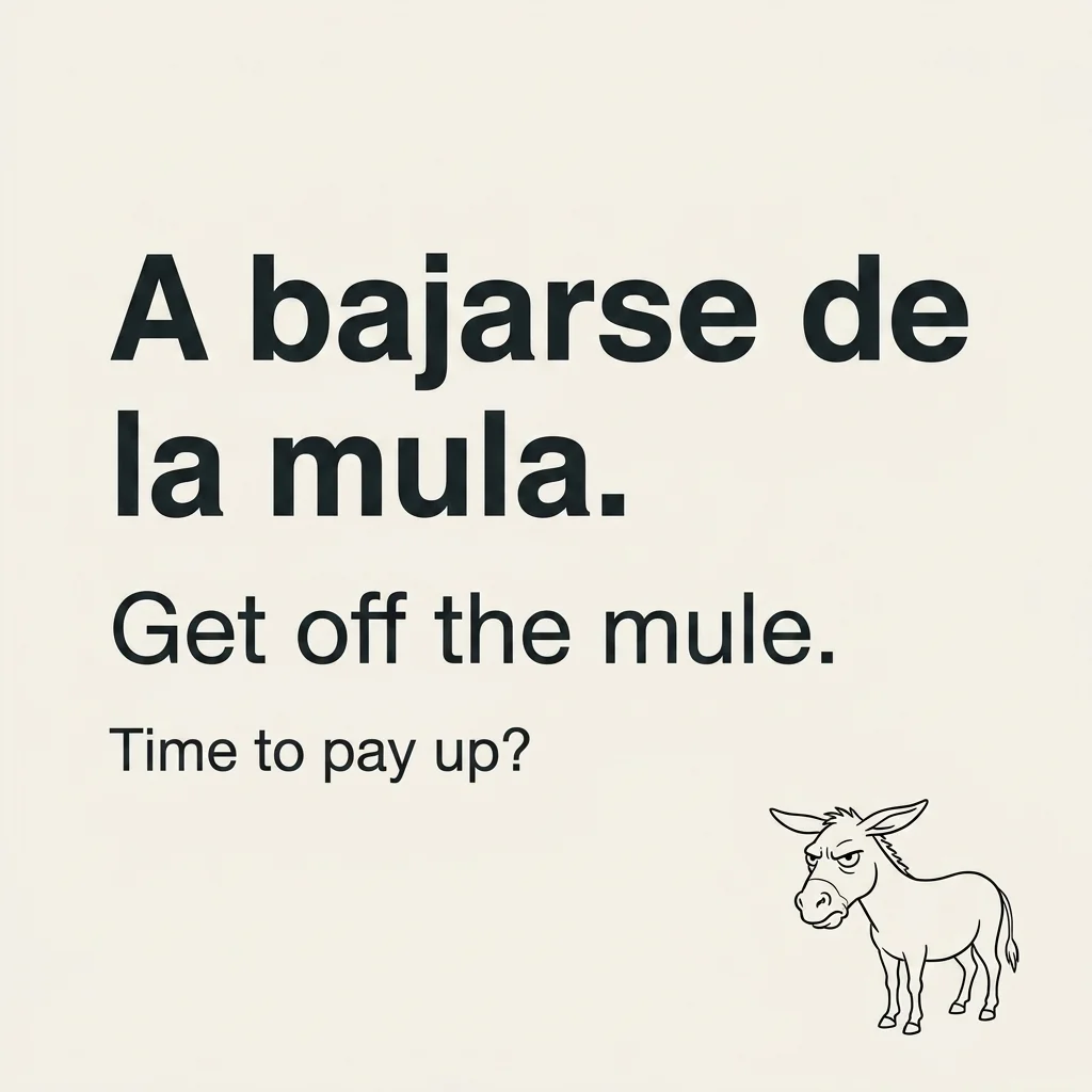 /cognitive-memetics/sayings/2026-06-08-saying-22/a-bajarse-de-la-mula.webp