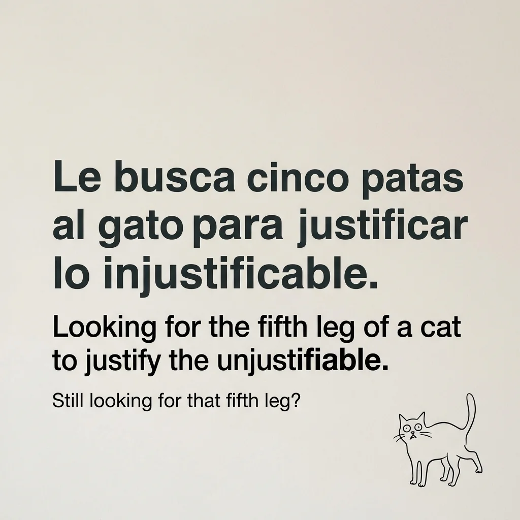 /cognitive-memetics/sayings/2026-10-19-saying-41/le-busca-cinco-patas-al-gato.webp